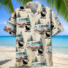 Unijames Retro Camper And Campfire Drinking Hawaiian Shirt