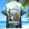 Unijames Friends, Fires, Fun Camping Crew Cat Breeds Hawaiian Shirt