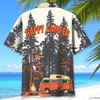 Unijames Happy Camper Campfire Hawaiian Shirt