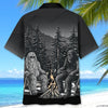 Unijames Dark Night Forest Camping Hawaiian Shirt