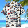 Unijames America Class B Motorhome Hawaiian Shirt