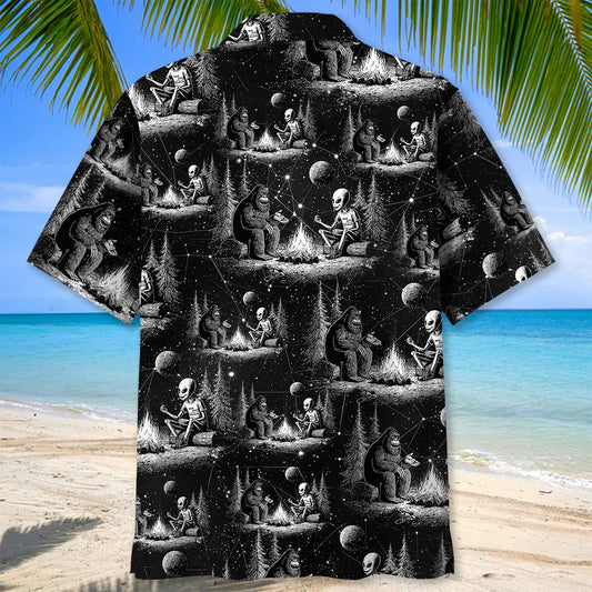 Unijames Campfire Conspiracies Hawaiian Shirt