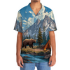 Unijames Wild Bear Camping Adventure 3D Hawaiian Shirt