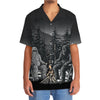Unijames Dark Night Forest Camping Hawaiian Shirt