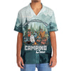 Unijames Friends, Fires, Fun Camping Crew Cat Breeds Hawaiian Shirt