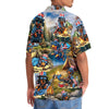 Unijames America Funny Dachshund Camping Hawaiian Shirt