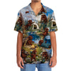 Unijames Dachshund Dog Funny Camping Hawaiian Shirt