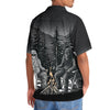 Unijames Dark Night Forest Camping Hawaiian Shirt