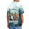 Unijames Friends, Fires, Fun Camping Crew Cat Breeds Hawaiian Shirt