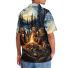 Unijames Bear Camping Drinking Night Hawaiian Shirt