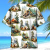 Unijames Camping Bear Chill Forest Hawaiian Shirt