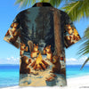 Unijames Funny Squirrel Drinking Campsite Hawaiian Shirt