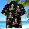 Unijames Cosmic Alien UFO Camping Hawaiian Shirt