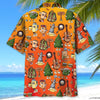 Unijames Funny Camping Cartoon Hawaiian Shirt