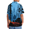 Unijames Night Camping Watch Bigfoot Hawaiian Shirt
