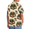 Unijames Retro Camping With Bigfoot Tracks Hawaiian Shirt
