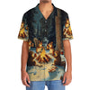 Unijames Funny Squirrel Drinking Campsite Hawaiian Shirt