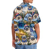 Unijames America Funny Pug Camping Hawaiian Shirt