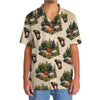 Unijames Retro Camping With Bigfoot Tracks Hawaiian Shirt