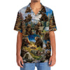 Unijames Funny Bear Camping Hawaiian Shirt