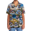 Unijames America Funny Pug Camping Hawaiian Shirt
