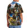 Unijames Funny Bear Camping Hawaiian Shirt