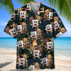 Unijames Chocolate And Cracker Chasing Marshmallow Camping Hawaiian Shirt