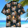 Unijames Chocolate And Cracker Chasing Marshmallow Camping Hawaiian Shirt