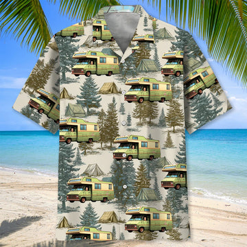 Unijames Adventure Camping Outdoor Hawaiian Shirt