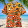 Unijames Funny Camping Cartoon Hawaiian Shirt