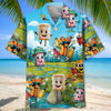 Unijames Funny Food Camping Hawaiian Shirt