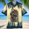 Unijames Sloth Camping Team Hawaiian Shirt