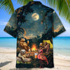 Unijames Camping Bigfoot Bear Sloth Flamingo Hawaiian Shirt