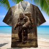 Unijames Bigfoot Camping In The Wild Hawaiian Shirt