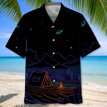 Unijames Camping I Don't Need Therapy Hawaiian Shirt