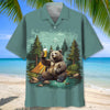 Unijames Camping Solves Most Of My Problems Beer Solves The Rest Hawaiian Shirt