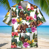 Unijames Bigfoot Camping Tropical Hawaiian Shirt
