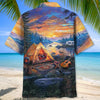 Unijames Vintage Camper Art Hawaiian Shirt