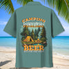 Unijames Camping Solves Most Of My Problems Beer Solves The Rest Hawaiian Shirt