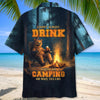 Unijames Bear I Don't Always Drink When I'm Camping Hawaiian Shirt