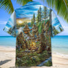 Unijames Camping In The Wild Vintage Art Hawaiian Shirt