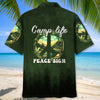 Unijames Camp Life Peace Sign Hawaiian Shirt