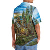 Unijames Camping In The Wild Vintage Art Hawaiian Shirt