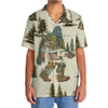 Unijames Vintage Bigfoot Camping Site Hawaiian Shirt