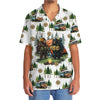 Unijames Camping Bigfoot Husband and Wife Hawaiian Shirt