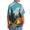 Unijames Bear At Campsite Hawaiian Shirt
