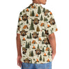 Unijames Cool Bear Camping Hawaiian Shirt