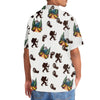 Unijames Bigfoot Hiking Footprint Hawaiian Shirt