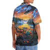 Unijames Campfire Vintage Painting Hawaiian Shirt