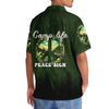 Unijames Camp Life Peace Sign Hawaiian Shirt